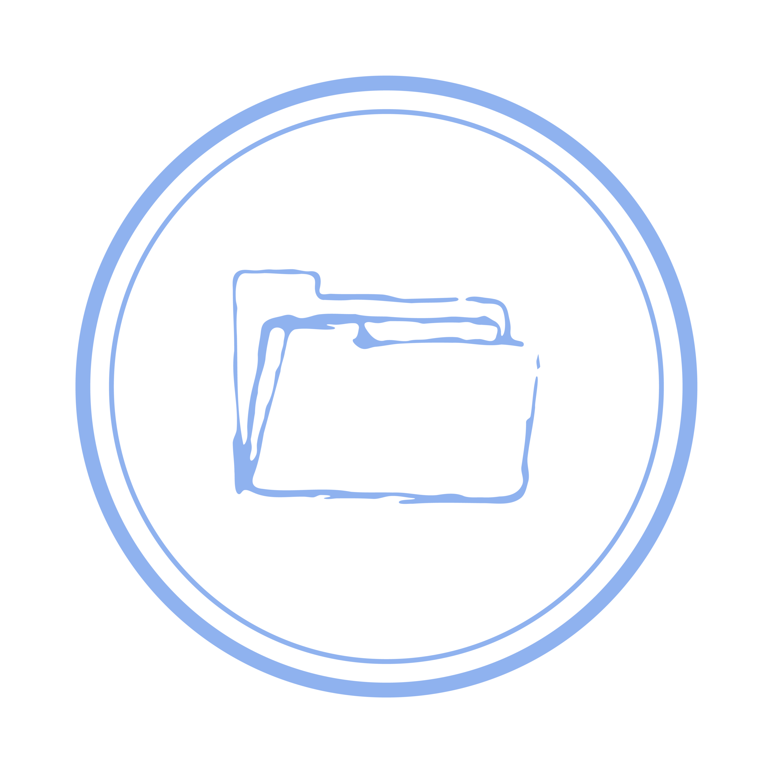 A navy blue hand-drawn illustration depicts a file folder.